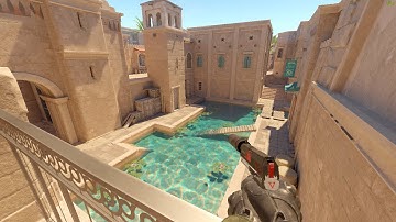 Water Slide Edge Bug on CS2 Anubis