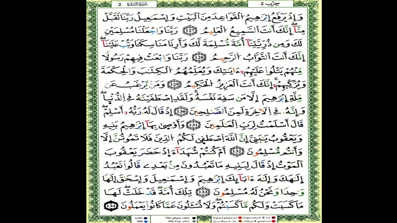 الثمن السابع من الحزب الثاني من سورة البقرة مكرر برواية ورش بصوت العيون الكوشي