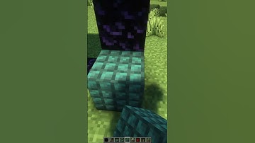 Minecraft: Creeper Nether Portal Design😮 #shorts