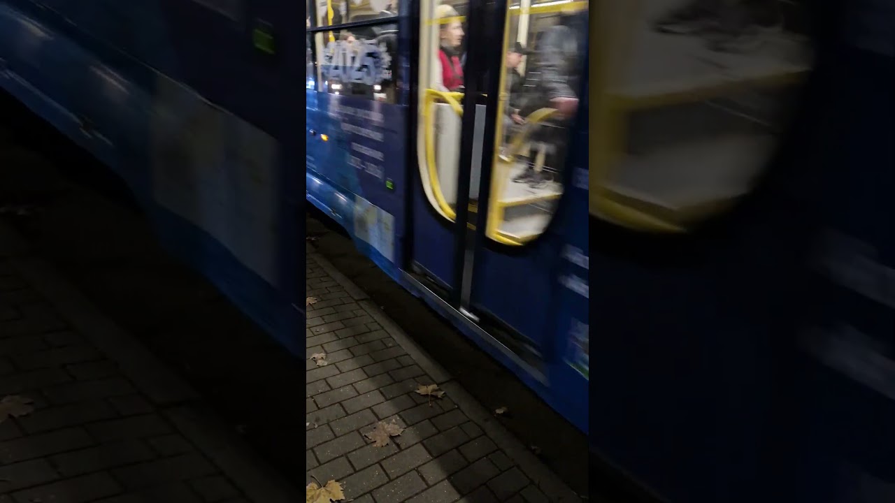 Krasnodar  orange 🍊 tram in advertisement 250, route 20 