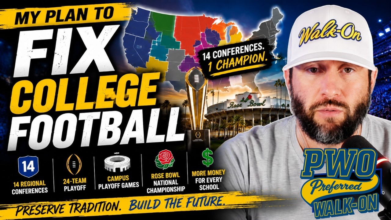 Fixing College Football: Regional Conferences, 24-Team Playoff and Rose Bowl Title Game