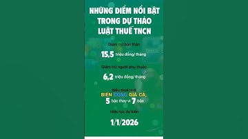 DỰ THẢO THUẾ TNCN 2026 / CỤ THỂ HƠN VỀ TỪNG NGUỒN THU NHẬP