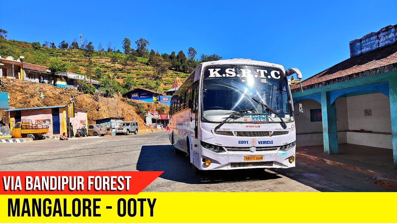  Coastal Karnataka to Hill Station | Mangalore to Ooty 🚌 by KSRTC Rajhamsa Bus | 13 hrs Journey 