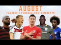 Football Stars &amp; Coaches Born in AUGUST