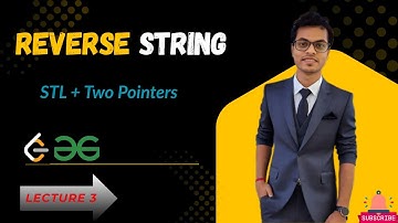 Reverse a String | LeetCode 344 & GFG | DSA Problem Explained | Two Pointers + STL | C++