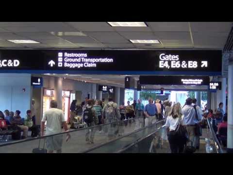 A Tour of Charlotte Douglas International Airport (CLT) -- 2013 footage