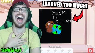 LAUGHED TOO HARD! | SML Gaming - ROBLOX SPEED DRAW RATED R! Reaction!