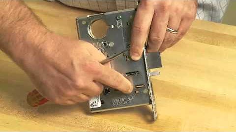 How to Change the Handing of a SARGENT Mortise Lock