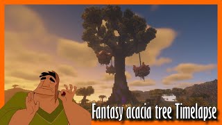 Minecraft Timelapse - Giant fantasy tree