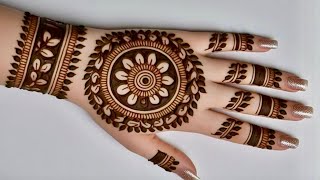 Tikki Mehndi Design For Back Hand Simple Back Hand Mehndi Design Mehndi Design Henna Design