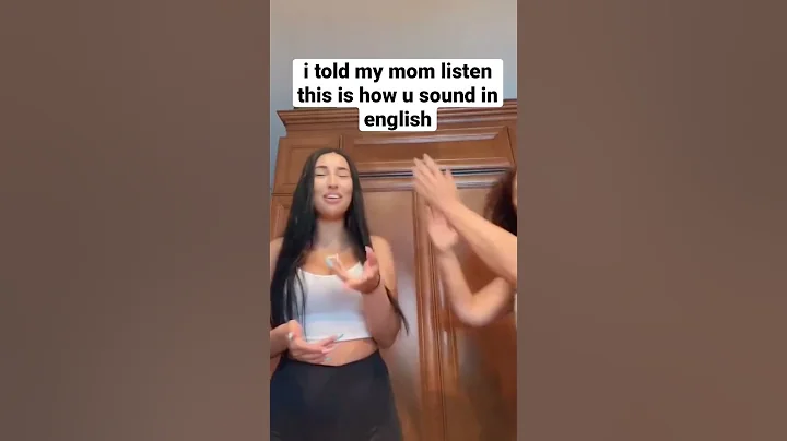 my arab mom hearing what she sounds like in english