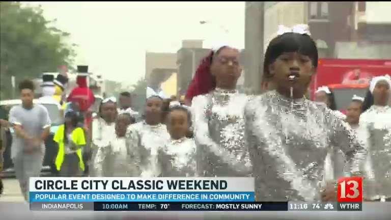 Parade kicks off Saturday Circle City Classic events - YouTube