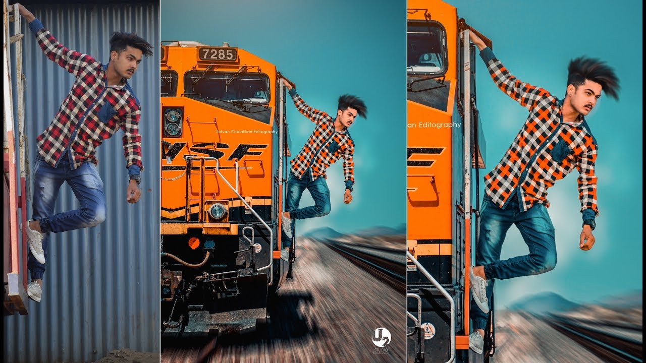 Photo Editing | Train surfing - YouTube