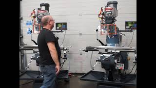 Bridgeport milling machines being tested