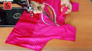 Designer Blouse Boat Neck Design || Boat Neck Design || Incredible creations ||