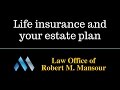 http://www.mansourlaw.com (661) 414-7100 Estate planning attorney Robert Mansour discusses how people can use life insurance in conjunction with their estate plans.  Robert handles wills, living trusts, powers of attorney,...
