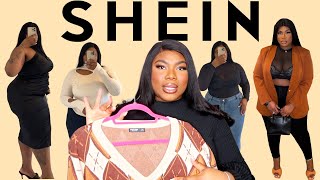 SHEIN | PLUS SIZE WARDROBE ESSENTIALS | TRY ON HAUL 2022 | WITH DISCOUNT CODE