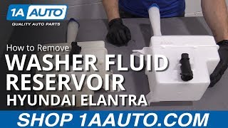 How to Replace Washer Fluid Reservoir 07-10 Hyundai Elantra