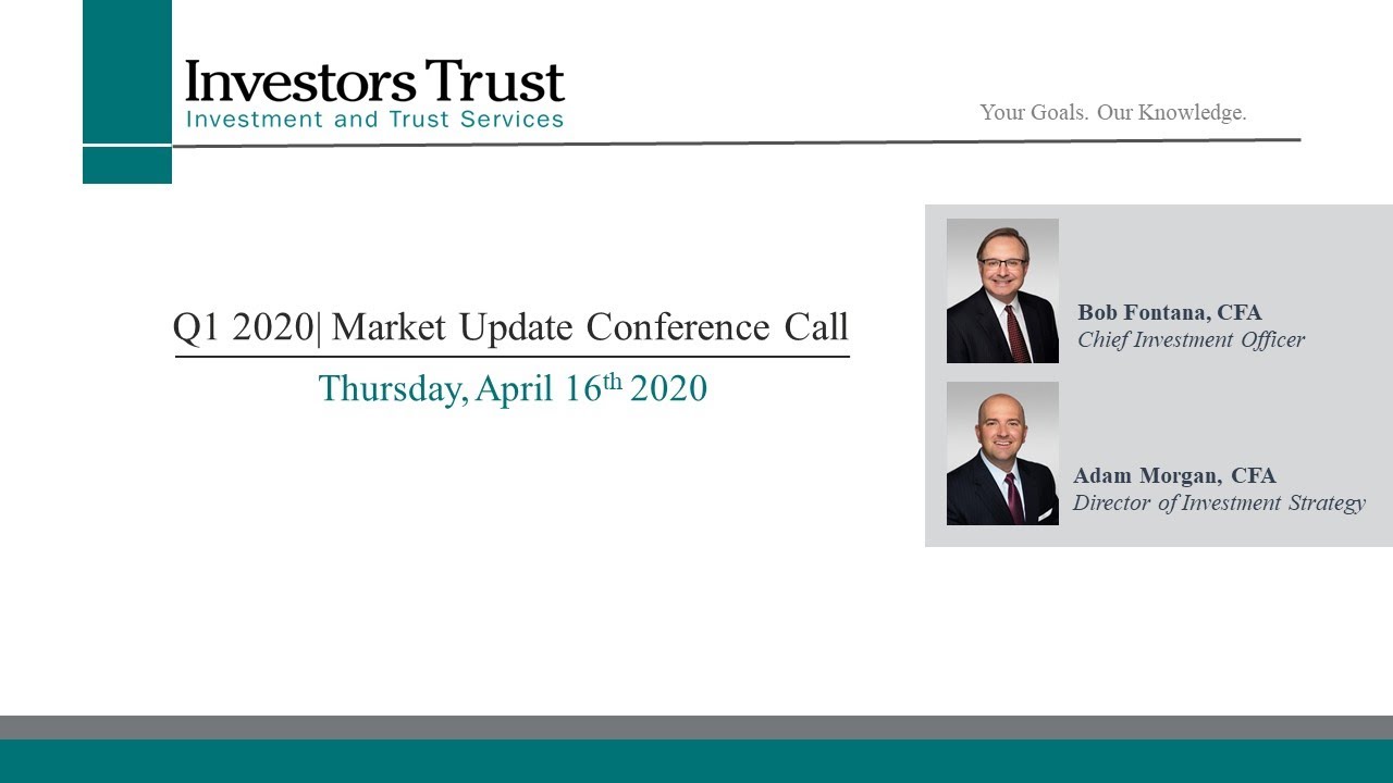 Investors Trust Q1 2020 Conference Call - YouTube