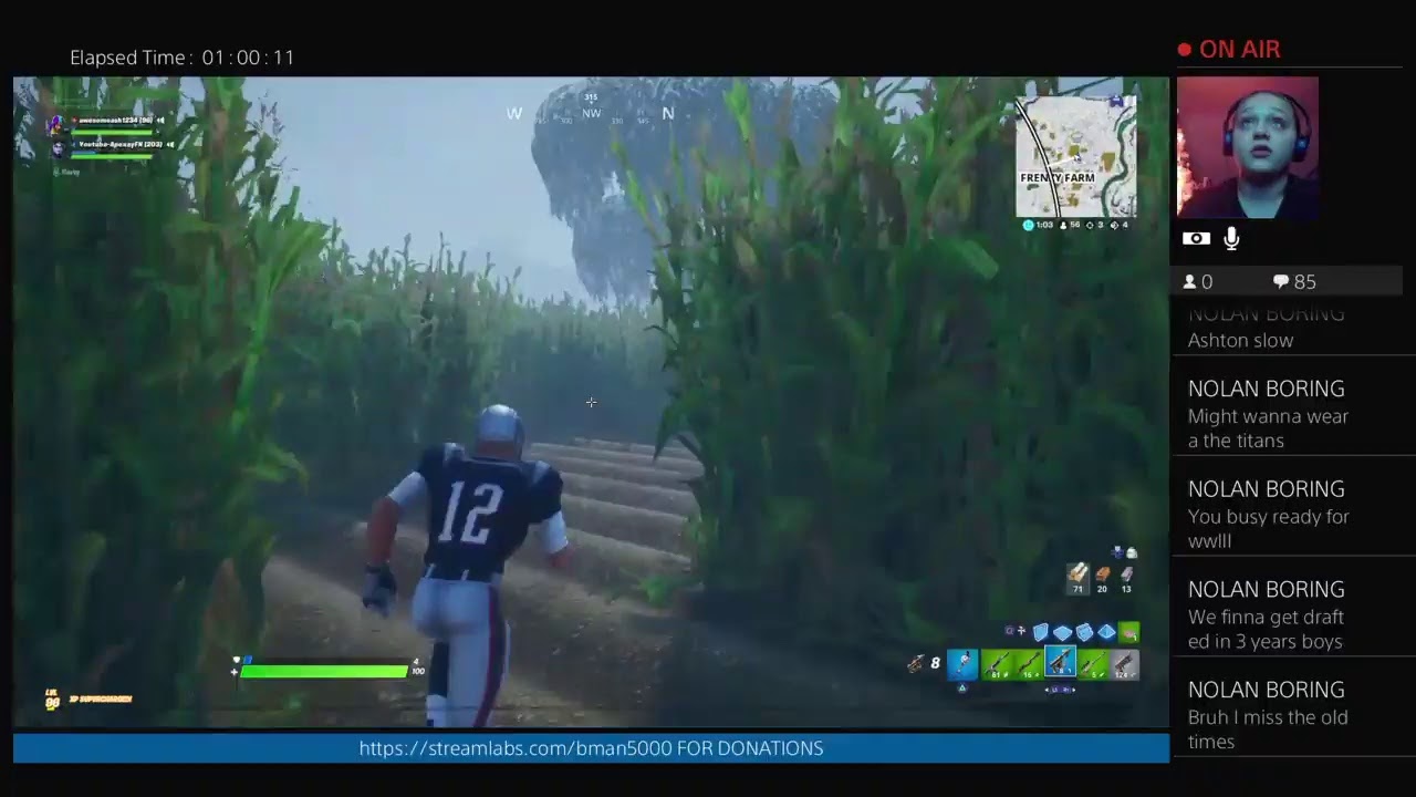 Fortnite With Bman Night Time live stream YouTube