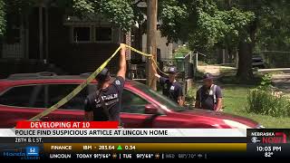 Suspicious item removed from Lincoln home after search by police, LFR says