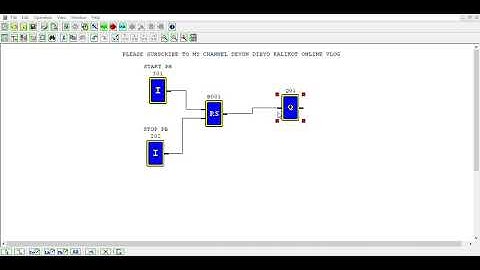 BASIC PLC FBD SET & RESET FUNCTION TECO SG2