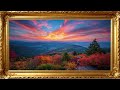 Serene Mountain View 4K Frame TV Art – 4K Landscape Ambience for Peaceful Homes