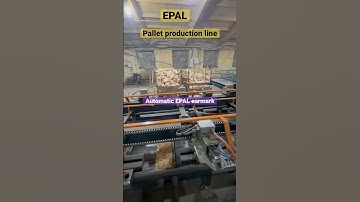 #Pallet production #line #wooden #automatic