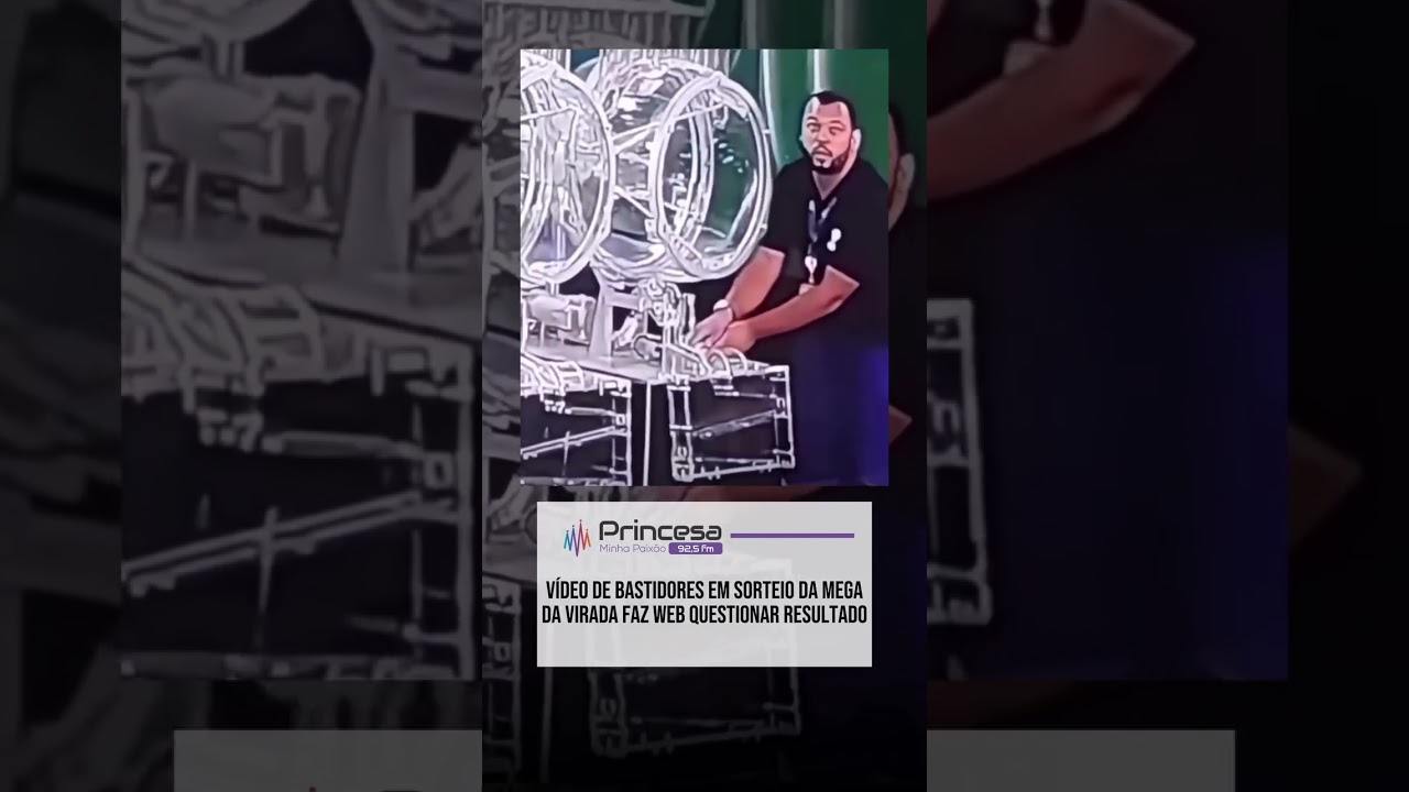Vídeo dos Bastidores da Mega-Sena da Virada Gera Polêmica e Levanta Suspeitas nas Redes Sociais