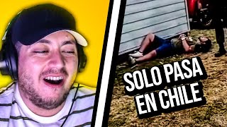 REACCIÓN a solo pasa en CHILE 7#