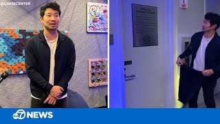 Marvel's Simu Liu dedicates 'sensory room' at Warriors' Chase Center