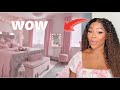 EXTREME BEDROOM MAKEOVER. I Surprised My 7 yr old with a PINK DREAM bedroom for her birthday &amp; WOW 😱
