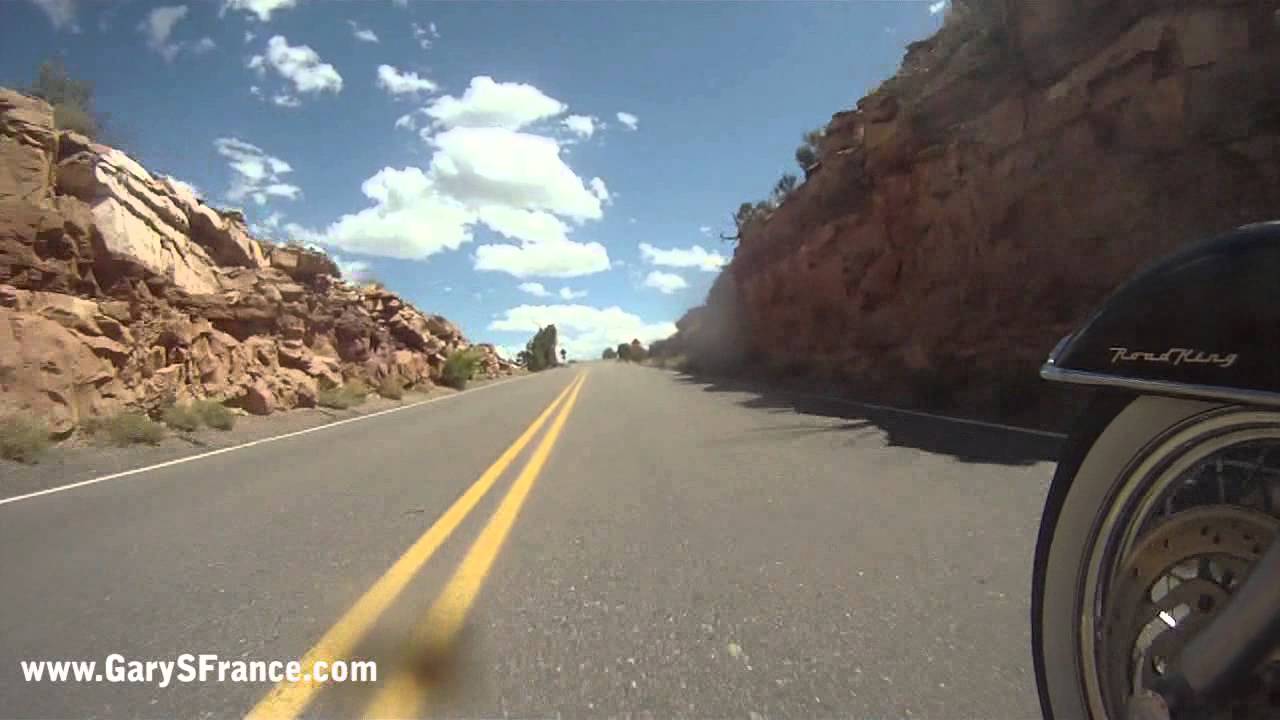 Colorado National Monument on a motorcycle