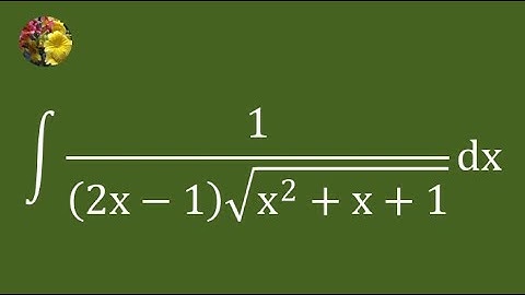 Evaluating the indefinite integral using basic techniques (Mis-3187)