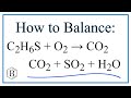 Balancing Chemical Equations Steps