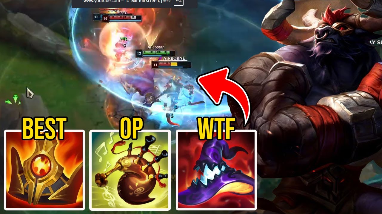 Алистар на верхней линии — новая мета! Идеально подходит для сражений 1 на 5 и для игры на высоко...