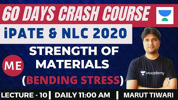 L11: Strength of Materials (Part-7) | 60 Days Crash Course for NLC and iPATE 2020 Exam (ME)
