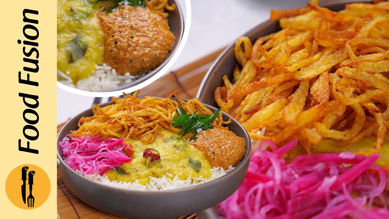 Teekhi Garlic Chutney & Crispy Potato Chips for Daal Chawal Recipe by Food Fusion