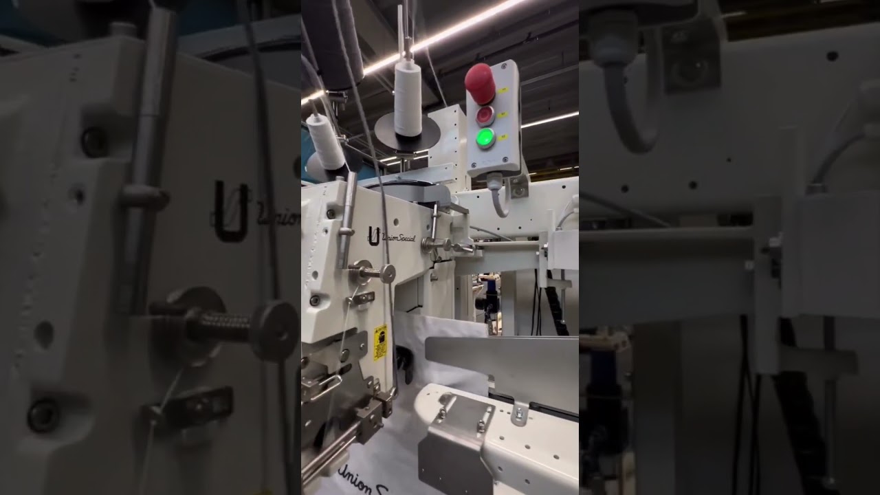 Union Special Bag Closing Unit with Filler Cord and plain closure