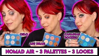 NOMAD COSMETICS ABU DHABI, OSLO, & CANADIAN ROCKIES PALETTES 🏜️❄️⛰️ Not boring neutrals!