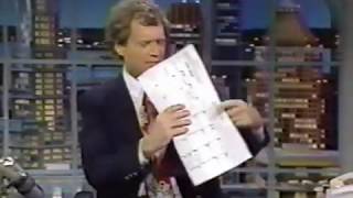 David Letterman Who Lost To Dan Quayle?