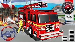 Fire Truck Driving Simulator - Truck Driver Hill Climb - Android GamePlay #2