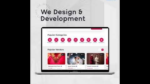 Wedding Website Design &  Development