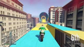 GTA V cunning stunts Threading the needle
