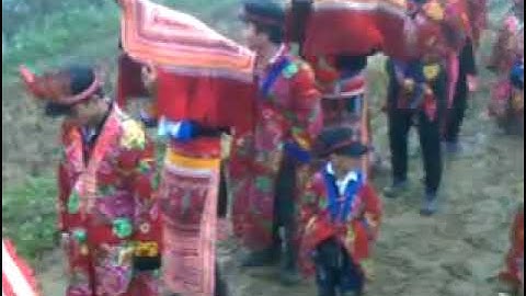 lễ cấp sắc của người Dao Đỏ tại Nguyên Bình - Cao Bằng.