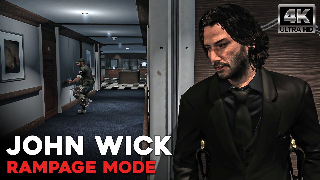 Jonh Rage Mode John Wick Rampage Mode in Max Payne! (4K UHD Action) - YouTube