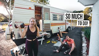 Getting Our RV Ready for a YEAR ON THE ROAD + Travel Beans Camper Van Fire UPDATE