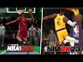 Dunking With LeBron James In Every NBA 2K!