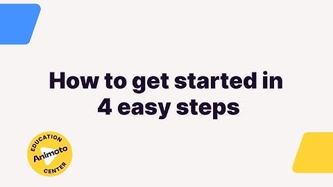 Animoto Quick Start Guide: Create stunning videos in minutes!