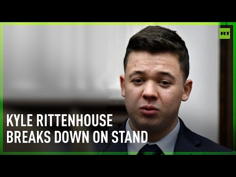 Rittenhouse breaks down on stand during defense